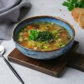 Суп куриный с грибами б/м (стандартная порция)