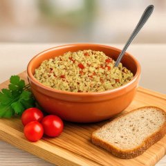 Каша пшенная с курицей