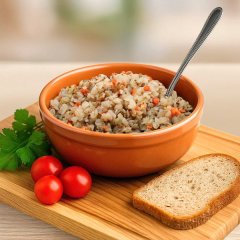 Каша гречневая с курицей